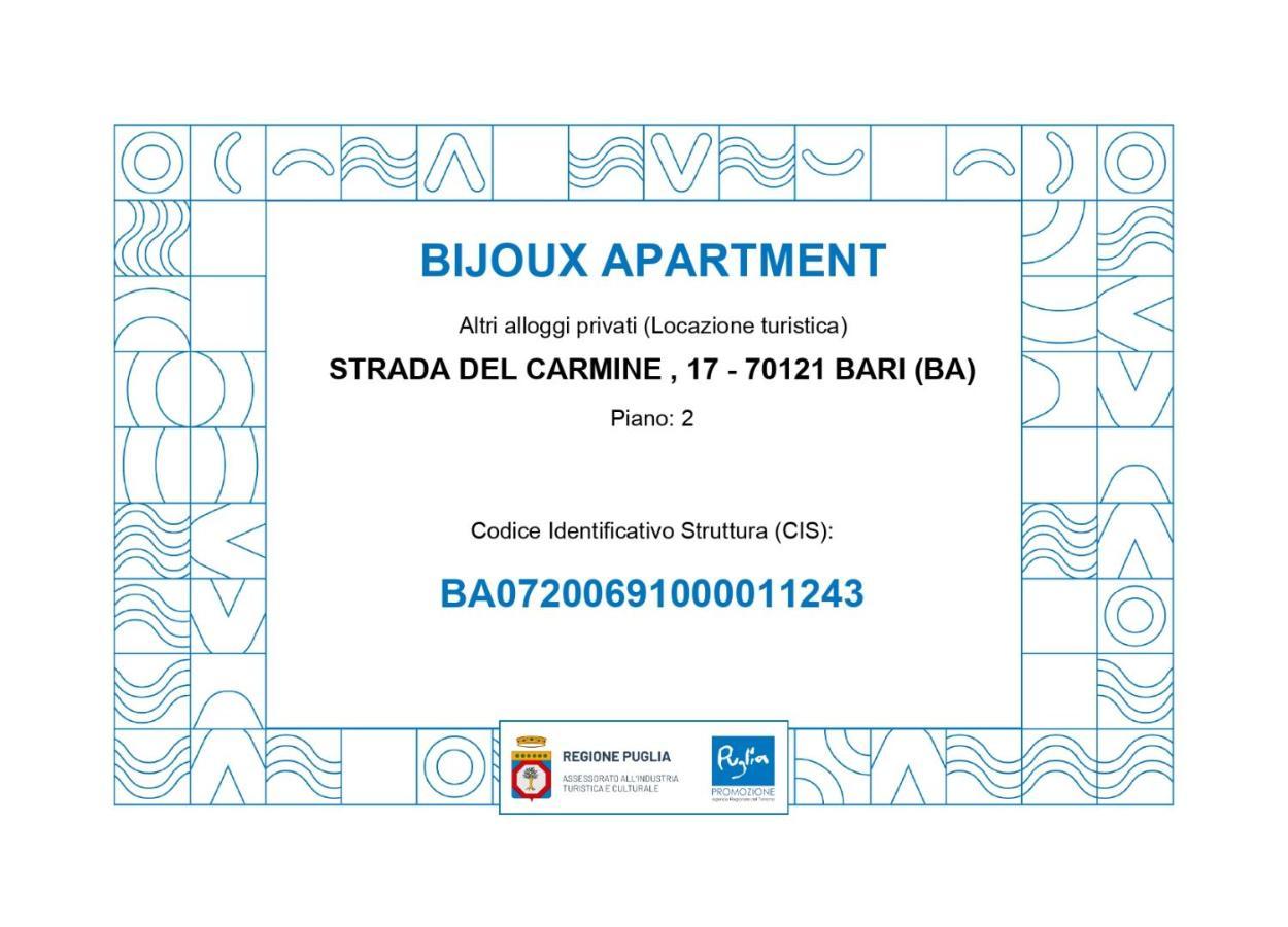Bijoux Luxury Apartment In Old Town Μπάρι Εξωτερικό φωτογραφία